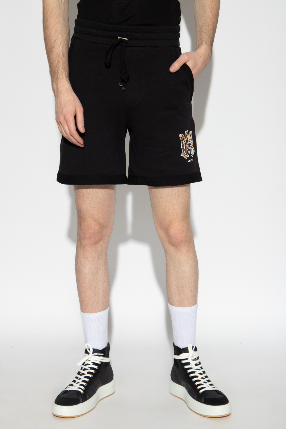 Shorts with logo Amiri - SchaferandweinerShops Japan - Mens